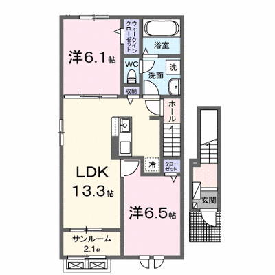 プロローグ新旭 201【管理NO：1-026833301-02010】 ★家具家電は申し込み後に搬入します★ ★2026年10月下旬入居可能★の物件画像