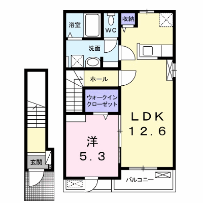 パルファン南落合０２ 202【管理NO：1-027392302-02020】 ★家具家電は申し込み後に搬入します★の物件画像