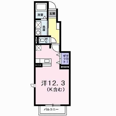 プリムヴェールＡ 102【管理NO：1-012050101-01020】 ★家具家電は申し込み後に搬入します★の物件画像