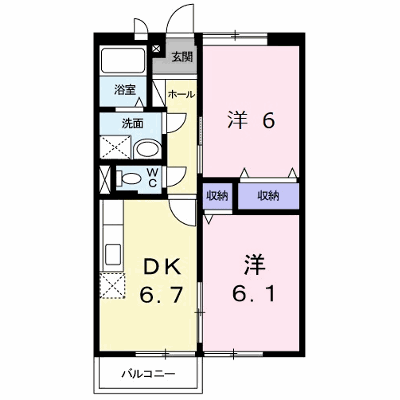 エルディム枝川Ⅱ 202【管理NO：1-007321402-02020】 ★家具家電は申し込み後に搬入します★ ★2026年09月下旬入居可能★の物件画像