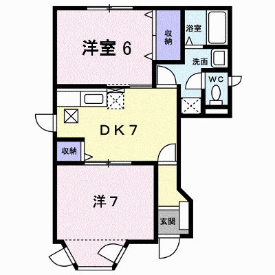 コーポさつきⅠ 101【管理NO：1-007316401-01010】 ★家具家電は申し込み後に搬入します★ ★2026年11月中旬入居可能★の物件画像