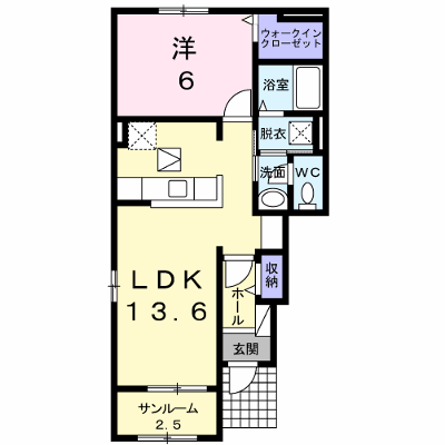 アルデバランＡ 101【管理NO：1-024700601-01010】 ★家具家電は申し込み後に搬入します★ ★2026年10月中旬入居可能★の物件画像