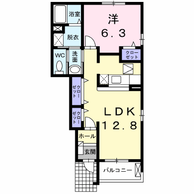 カサグランデＢ 104【管理NO：1-013831002-01040】 ★家具家電は申し込み後に搬入します★ ★2026年10月下旬入居可能★の物件画像