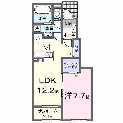 ハーバー・ＺＡ 105【管理NO：1-027592501-01050】 ★家具家電は申し込み後に搬入します★ ★2026年10月中旬入居可能★の物件画像