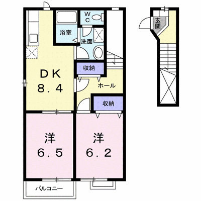 バウンティフルＦ 205【管理NO：1-010672201-02040】 ★家具家電は申し込み後に搬入します★ ★2026年10月中旬入居可能★の物件画像