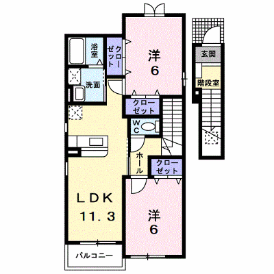 ルナ・サプリームＡ 203【管理NO：1-013655201-02030】 ★家具家電は申し込み後に搬入します★ ★2026年10月中旬入居可能★の物件画像