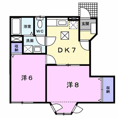 サンホームしげしろ 101【管理NO：1-007644801-01010】 ★家具家電は申し込み後に搬入します★ ★2026年11月中旬入居可能★の物件画像