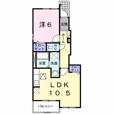 スカイパインＢ 105【管理NO：1-013762902-01040】 ★家具家電は申し込み後に搬入します★ ★2026年10月中旬入居可能★の物件画像
