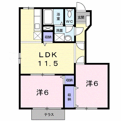 ＭＩＺＵＫＩ一番館Ｂ 102【管理NO：1-010290602-01020】 ★家具家電は申し込み後に搬入します★ ★2026年10月中旬入居可能★の物件画像