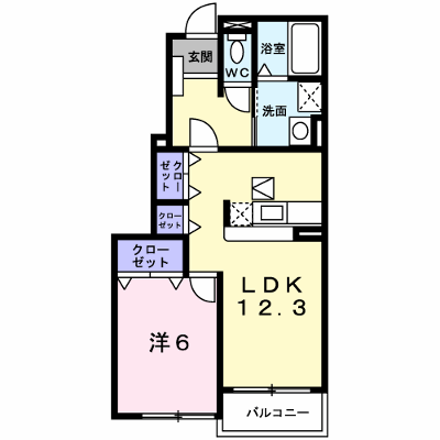 アッソレート・ポストⅠ 105【管理NO：1-013046001-01040】 ★家具家電は申し込み後に搬入します★ ★2026年10月中旬入居可能★の物件画像