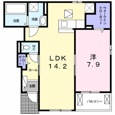 サニー　フィオーレ 104【管理NO：1-025139701-01040】 ★家具家電は申し込み後に搬入します★ ★2026年11月中旬入居可能★の物件画像