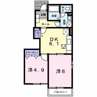 スパーブ琴海Ｃ 101【管理NO：1-013852403-01010】 ★家具家電は申し込み後に搬入します★ ★2026年10月中旬入居可能★の物件画像