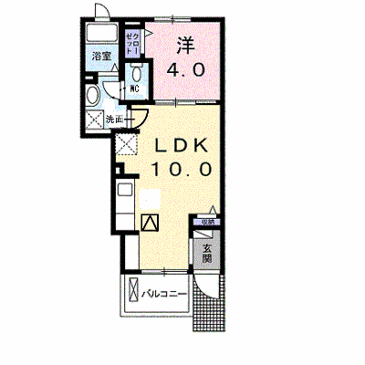 エンリッチ 102【管理NO：1-025536101-01020】 ★家具家電は申し込み後に搬入します★ ★2026年10月中旬入居可能★の物件画像