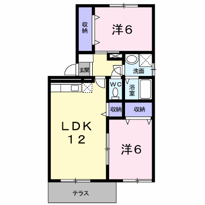 クレストール飯塚Ｂ 101【管理NO：1-004917202-01010】 ★家具家電は申し込み後に搬入します★ ★2026年10月上旬入居可能★の物件画像