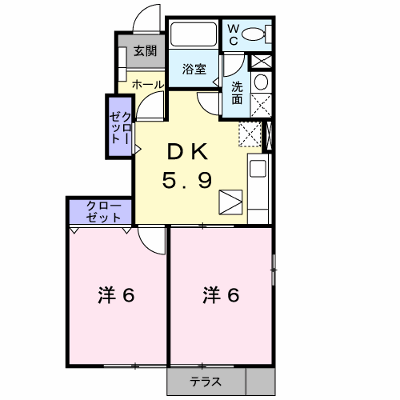 イ－ズフォレストⅡ 101【管理NO：1-012490901-01010】 ★家具家電は申し込み後に搬入します★の物件画像