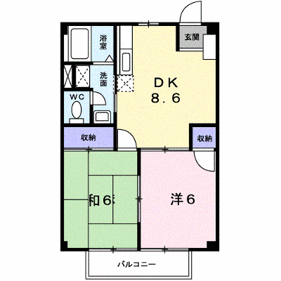 ハッピーハイム 103【管理NO：1-007436101-01030】 ★家具家電は申し込み後に搬入します★ ★2026年10月中旬入居可能★の物件画像