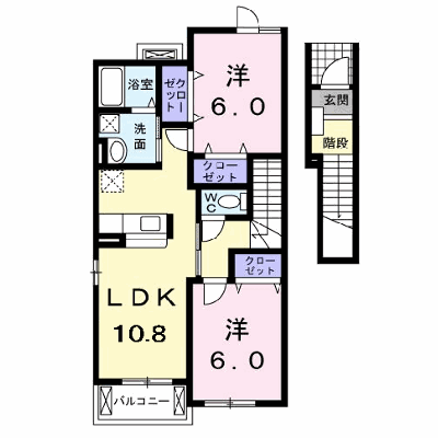 サンライズ　ブロードⅠ 205【管理NO：1-013948501-02040】 ★家具家電は申し込み後に搬入します★ ★2026年10月中旬入居可能★の物件画像