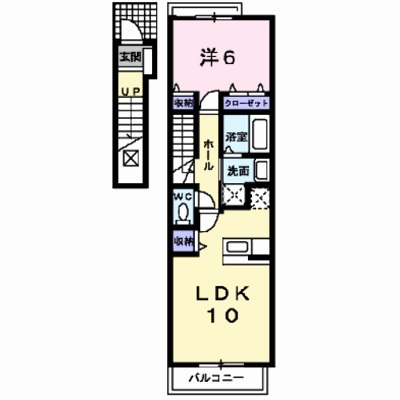 レイクヒルズ名倉Ⅱ 202【管理NO：1-015851602-02020】 ★家具家電は申し込み後に搬入します★ ★2026年10月中旬入居可能★の物件画像