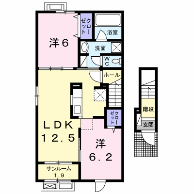 エムティハウスⅡ 201【管理NO：1-021291602-02010】 ★家具家電は申し込み後に搬入します★ ★2026年10月中旬入居可能★の物件画像