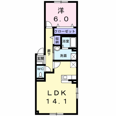 ラリュールⅡ 201【管理NO：1-025185501-02010】 ★家具家電は申し込み後に搬入します★ ★2026年11月中旬入居可能★の物件画像