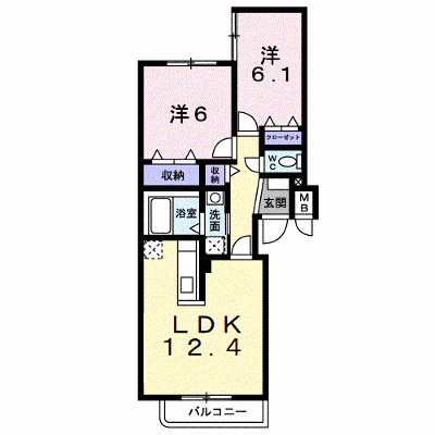 プリムローズ４２ 101【管理NO：1-012846301-01010】 ★家具家電は申し込み後に搬入します★ ★2026年09月中旬入居可能★の物件画像