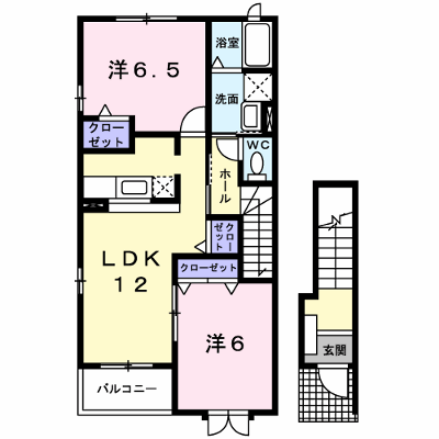 プラシ－ド　メゾン 201【管理NO：1-014113801-02010】 ★家具家電は申し込み後に搬入します★ ★2026年10月中旬入居可能★の物件画像