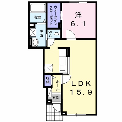 グランソレイユ 102【管理NO：1-018383201-01020】 ★家具家電は申し込み後に搬入します★ ★2026年10月中旬入居可能★の物件画像