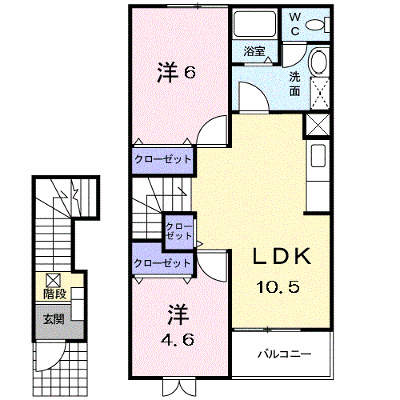 コーポことぶきＢ 202【管理NO：1-012209302-02020】 ★家具家電は申し込み後に搬入します★の物件画像