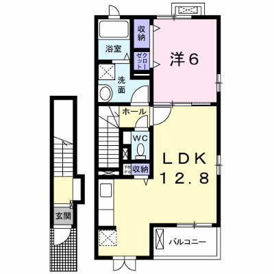 ダンデライオン　壱番館 205【管理NO：1-020188401-02050】 ★家具家電は申し込み後に搬入します★ ★2026年11月中旬入居可能★の物件画像
