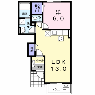 カトルセゾン 102【管理NO：1-019247301-01020】 ★家具家電は申し込み後に搬入します★ ★2026年10月中旬入居可能★の物件画像