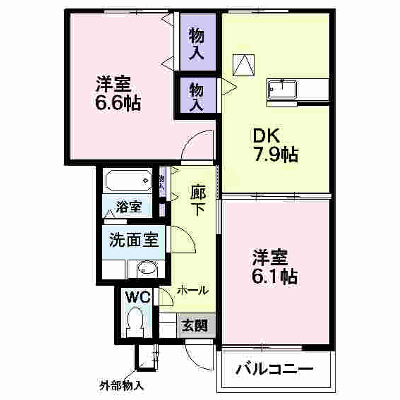 ラフィネ・ドミール 102【管理NO：1-011861801-01020】 ★家具家電は申し込み後に搬入します★ ★2026年11月中旬入居可能★の物件画像
