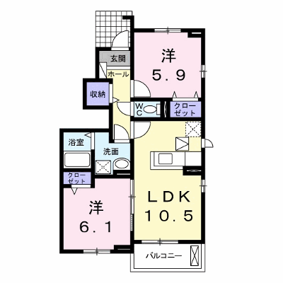 サニーハウス・ヴィオラ　Ⅲ 101【管理NO：1-018806501-01010】 ★家具家電は申し込み後に搬入します★ ★2026年11月中旬入居可能★の物件画像