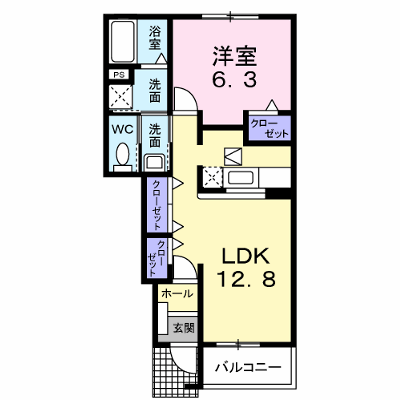 サンフラワーＢ 102【管理NO：1-014101802-01020】 ★家具家電は申し込み後に搬入します★ ★2026年10月上旬入居可能★の物件画像