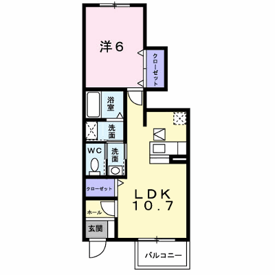 フルジーナＡ 102【管理NO：1-012104701-01020】 ★家具家電は申し込み後に搬入します★ ★2026年09月下旬入居可能★の物件画像
