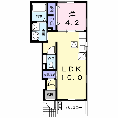 クレセントＦ 105【管理NO：1-022361302-01040】 ★家具家電は申し込み後に搬入します★の物件画像