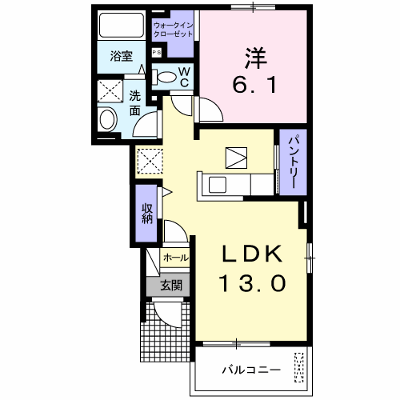 スウィートピーＢ 104【管理NO：1-018421702-01040】 ★家具家電は申し込み後に搬入します★ ★2026年10月中旬入居可能★の物件画像