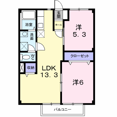 ニューシティー川島 201【管理NO：1-003811801-02010】 ★家具家電は申し込み後に搬入します★ ★2026年10月中旬入居可能★の物件画像