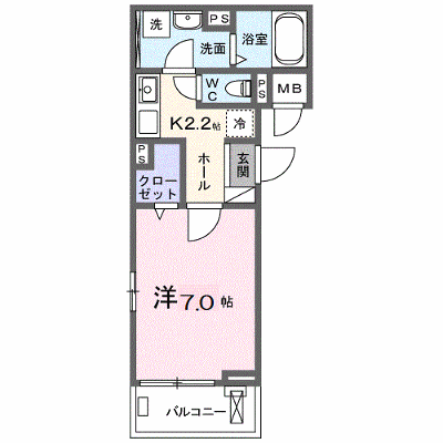 プリムローズ　ガーデン 301【管理NO：1-026799501-03010】 ★家具家電は申し込み後に搬入します★ ★2026年10月中旬入居可能★の物件画像