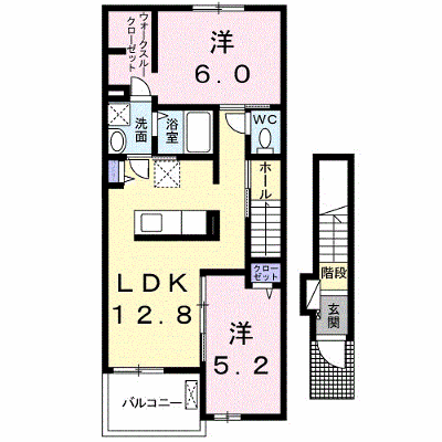オーロラ要Ｂ 202【管理NO：1-022834502-02020】 ★家具家電は申し込み後に搬入します★ ★2026年10月上旬入居可能★の物件画像