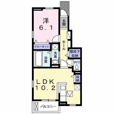 Ｋ．Ｚ　ｗｉｌｌ　Ｂ 103【管理NO：1-025220301-01030】 ★家具家電は申し込み後に搬入します★ ★2026年10月中旬入居可能★の物件画像
