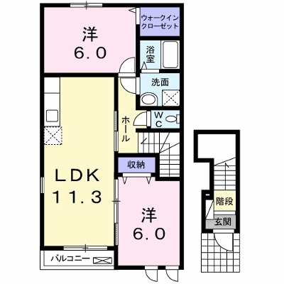 オメガ 201【管理NO：1-017225401-02010】 ★家具家電は申し込み後に搬入します★ ★2026年11月中旬入居可能★の物件画像