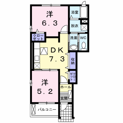 エクセレンスＮ・Ｙ・Ｓ　Ｚ－Ⅰ 101【管理NO：1-016337401-01010】 ★家具家電は申し込み後に搬入します★ ★2026年10月中旬入居可能★の物件画像