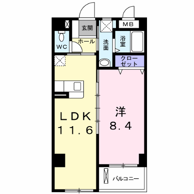 グランド・ユーハイム・ナガサカ 104【管理NO：1-019274901-01040】 ★家具家電は申し込み後に搬入します★ ★2026年09月中旬入居可能★の物件画像
