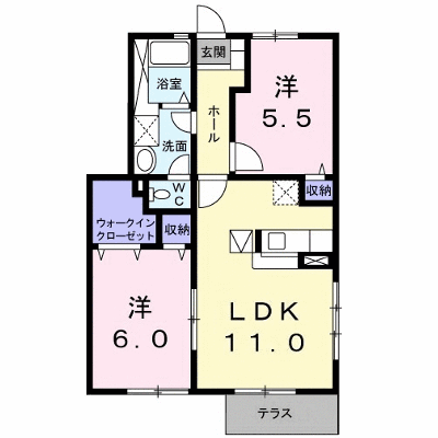 エバー・グリーン 101【管理NO：1-009380601-01010】 ★家具家電は申し込み後に搬入します★ ★2026年10月中旬入居可能★の物件画像
