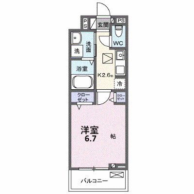 ラ・トゥール湘南Ⅱ 204【管理NO：1-028766101-02040】 ★家具家電は申し込み後に搬入します★ ★2027年03月上旬入居可能★の物件画像