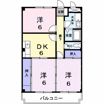 コーポレイト梨坂 305【管理NO：1-003751201-03040】 ★家具家電は申し込み後に搬入します★ ★2026年10月中旬入居可能★の物件画像