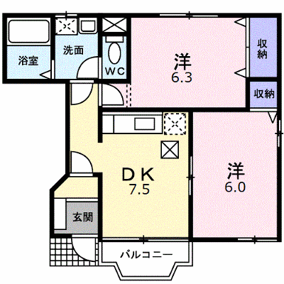 フォンターナ　サノＡ 102【管理NO：1-011933201-01020】 ★家具家電は申し込み後に搬入します★ ★2026年10月中旬入居可能★の物件画像