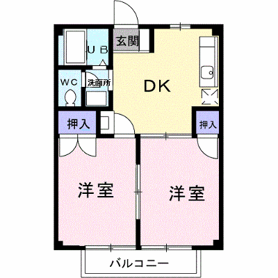 エルローズ 202【管理NO：1-004599601-02020】 ★家具家電は申し込み後に搬入します★ ★2026年10月中旬入居可能★の物件画像