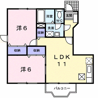 ピュア　リブ　Ｃ 102【管理NO：1-011584901-01020】 ★家具家電は申し込み後に搬入します★ ★2026年10月下旬入居可能★の物件画像