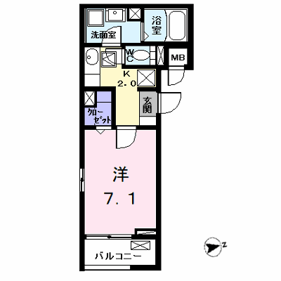 エクセルシオールⅠ 101【管理NO：1-027799701-01010】 ★家具家電は申し込み後に搬入します★ ★2026年10月中旬入居可能★の物件画像
